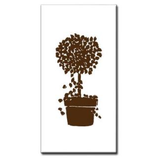 2 in. x 4 in. Brown Topiary Spacer 41230