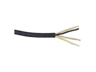 CAROL 02763 Service Cord, SOOW, Black, 18/2, 25 ft.