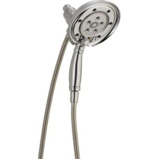 Delta In2ition 4 Spray Hand Shower and Shower Head Combo Kit with H2Okinetic and MagnaTite Docking in Stainless 58471 SS PK