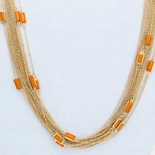 Cara Multi Chain Necklace 7283F 81
