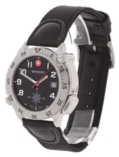 Wenger Mens G 3 Navigator Compass Swiss Military Watch  