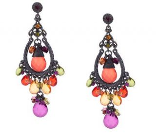 Linea by Louis DellOlio Multi color Drop Earrings —