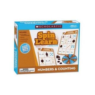 Scholastic 0545402255 Spin to Learn, Numbers and Counting, Ages 4 to 7