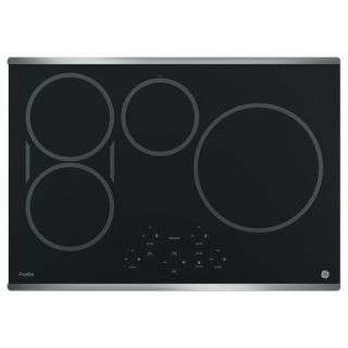 GE Profile 30 in. Electric Induction Cooktop in Stainless Steel with 4 Elements PHP9030SJSS