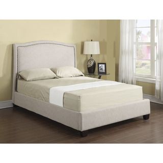Emerald Tan Linen Platform Upholstered Bed Set  ™ Shopping