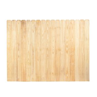 Severe Weather Pressure Treated Pine 5.5 in Picket Privacy Fence Panel (Common 8ft x 6ft Actual 8ft X 6ft)