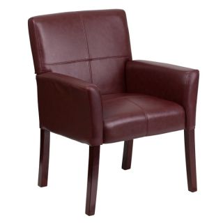 Leather Executive Side Chair Or Reception Chair with Legs