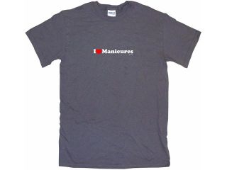 I Heart (Love) Manicures Men's Short Sleeve Shirt