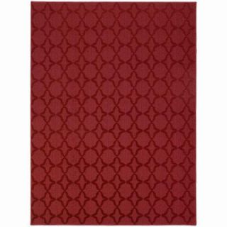 Garland Rug Sparta Chili Red 5 ft. x 7 ft. Area Rug CL 10 RA 0057 14