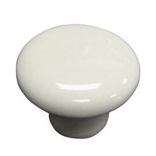 Style Selections Almond Round Cabinet Knob