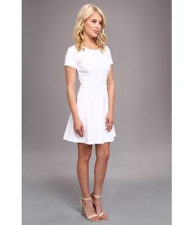 Bcbgeneration Cap Sleeve Ponte Dress Xgn63b28 White