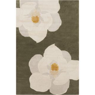 Cinzia White / Sage Floral Area Rug