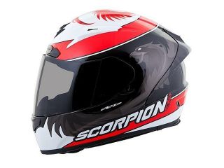 Scorpion EXO R2000 Masbou Helmet Black/Red/White LG
