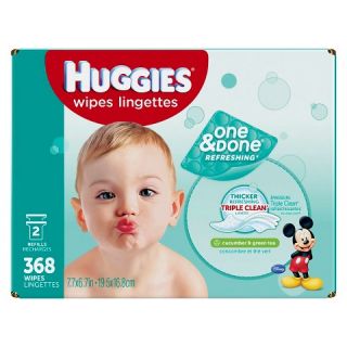 Done® Refreshing Baby Wipes, Refill   336 Count