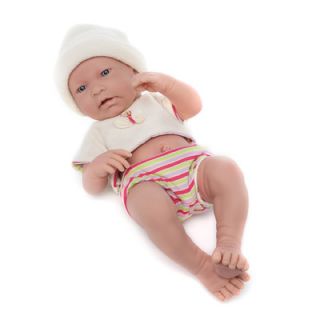 JC Toys Berenguer Boutique Newborn Doll with Purple Polka Dot Bodysuit