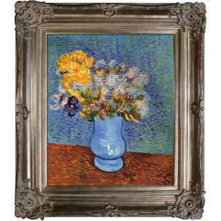 Tori Home Vase with Lilacs, Daisies and Anemones by Vincent Van Gogh