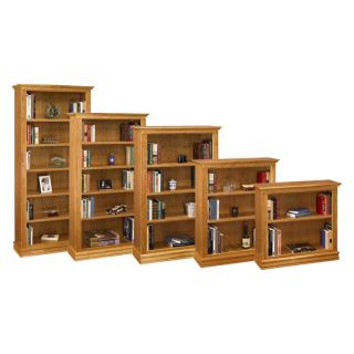 A & E Monticello Cherry Bookcase   Bookcases