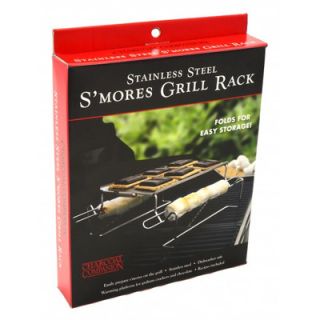 Stainless Steel Smores Folding Roasting Rack by Charcoal Companion