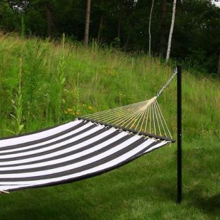 Sunnydaze Removable In Ground Hammock Post, 52 Inch Tall Installed, HH HGP BLK