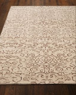 Josie Natori Etched Geometric Rug, 8 x 10