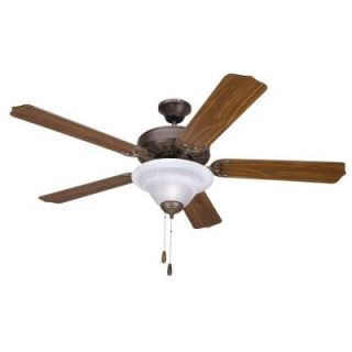 Yosemite Home Decor 52 in. Indoor Ceiling Fan with Light Kit DISCONTINUED 5BD52DB+LK106