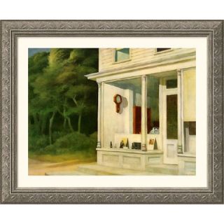 Great American Picture Seven A.M. Silver Framed Print   Edward Hopper