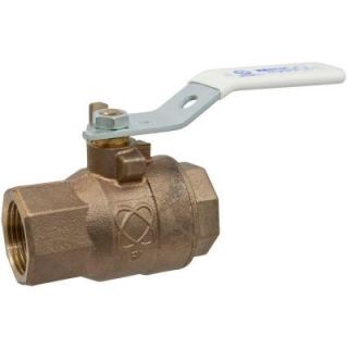 NIBCO 3/4 in. Lead Free Bronze FPT x FPT Pressure Rated Ball Valve CT58580LFHD34