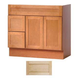 Insignia Crest Natural Maple Transitional Bathroom Vanity (Common 36 in x 21 in; Actual 36 in x 21 in)