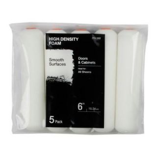 6 in. High Density Foam Mini Roller Cover (5 Pack) HD MR 200 5 6