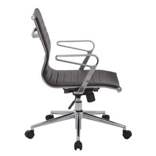 Mid Back Conference Chair with Arms and Base by OSP Furniture