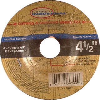  Type 27 Depressed Center Angle Combo Grinder Wheel — 4 1/2in. dia.