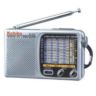 Portable 12 Band FM Shortwave TV Sound World Radio