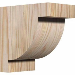 Ekena Millwork 3 1/2 in. x 6 in. x 6 in. Douglas Fir Alpine Smooth Corbel COR04X06X06ALP00SDF