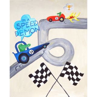 Words of Wisdom Im a Speed Demon Paper Print