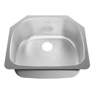 American Standard Prevoir 22.5 in x 27.5 in Radiant Silk Single Basin Stainless Steel Undermount Kitchen Sink