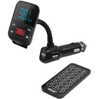 Pyle FM Radio Transmitter with USB/microSD//WMA Compatibility and Aux Input
