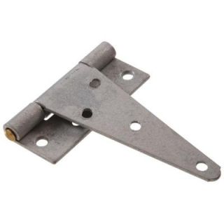The Hillman Group 5 in. Heavy T Hinge in Galvanized (5 Pack) 852779.0