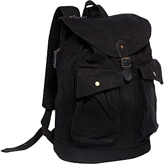 Vagabond Traveler Classic Style Canvas Backpack