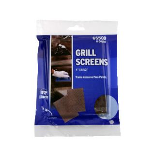 Griddle Grill Screen with Aluminum Oxide in Brown   8/Pack
