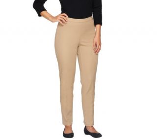 Isaac Mizrahi Live Regular 24/7 Stretch Pull On Ankle Pants   A255544 —