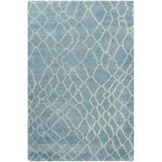 Utopia Teal Geometric Area Rug