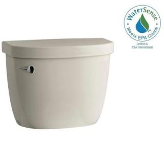 KOHLER Cimarron 1.28 GPF Single Flush Toilet Tank Only in Sandbar K 4167 G9