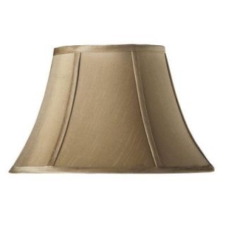 Home Decorators Collection Bell Small 14 in. Diameter Taupe Silk Blend Shade 1335700860