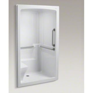 Kohler Freewill Barrier Free Commercial Shower Stall with Nylon Grab