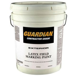 Valspar 5 Gallon White Exterior Latex Field Marking Paint 44 655 5G