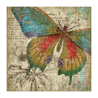 Vintage Signs Butterfly 1 Right Wall Art by Suzanne Nicoll Graphic Art