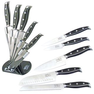 Hen & Rooster International 5 piece Knife Set with Block