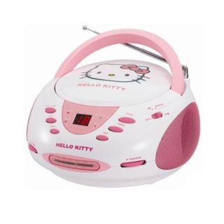 Hello Kitty KT2024A Stereo AM/FM/CD Boom Box