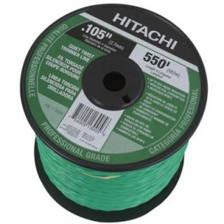 Hitachi 550 ft. Medium Spool Quiet Twist Trimmer Line 113005