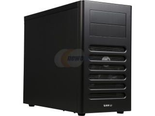 LIAN LI PC A56B Black Aluminum ATX Mid Tower Computer Case ATX PSU (Not Included) Power Supply